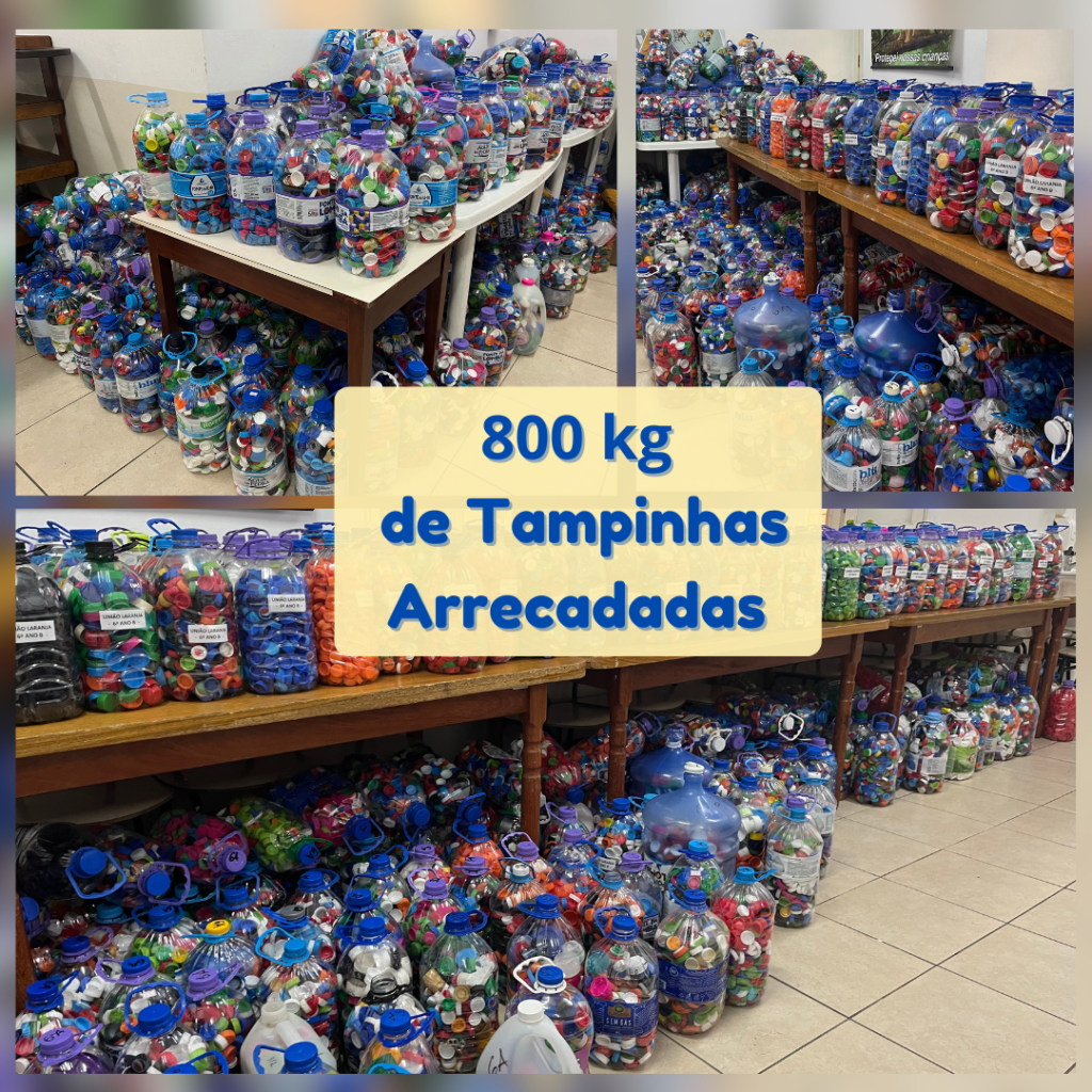 Arrecadação de Tampinhas Plásticas