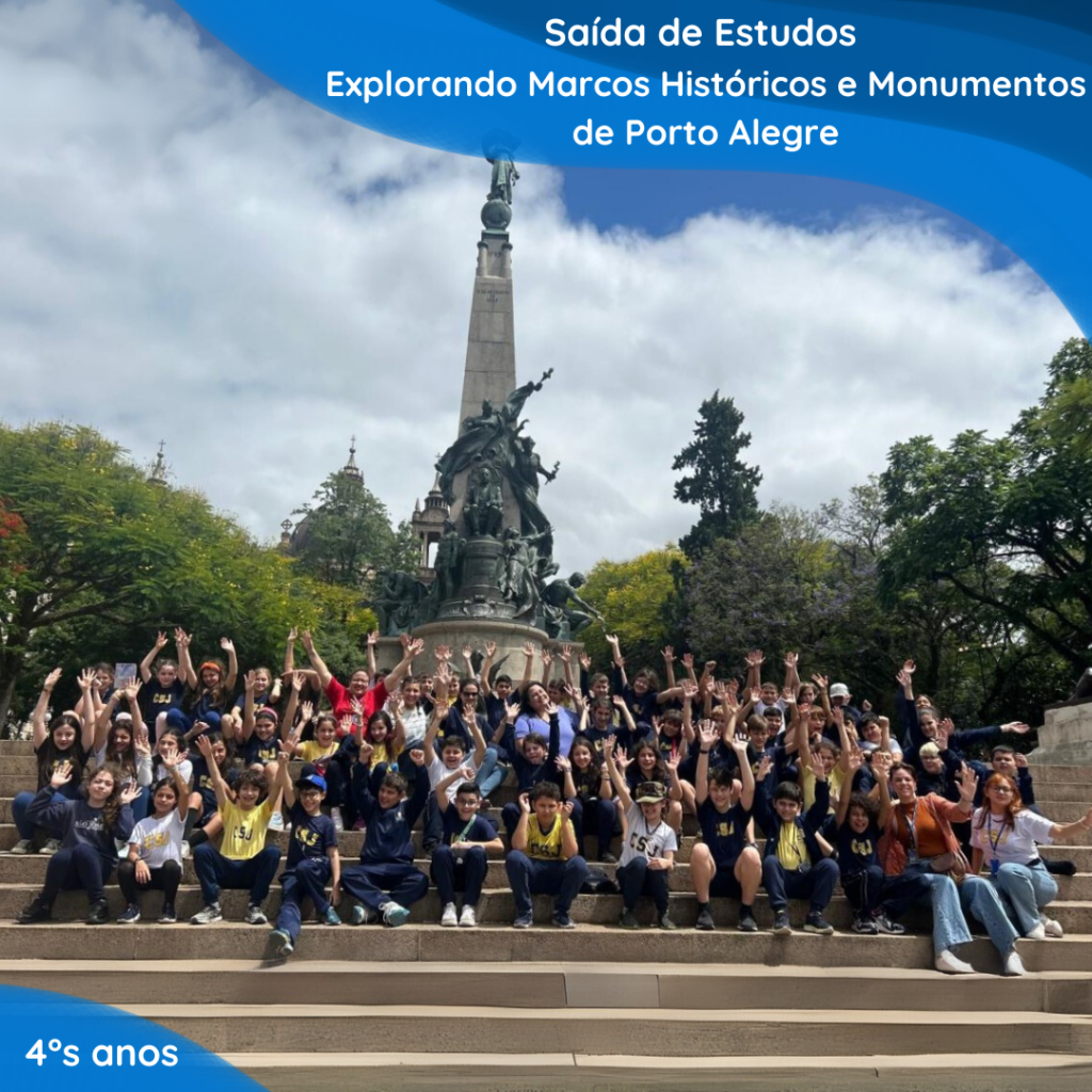 Saída de Estudos -Explorando Marcos Históricos e Monumentos de Porto Alegre – 4°s anos