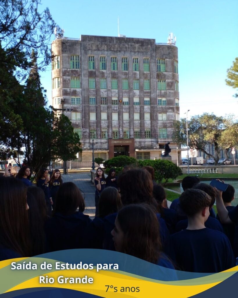 Saída de estudos para Rio Grande – 7°s anos
