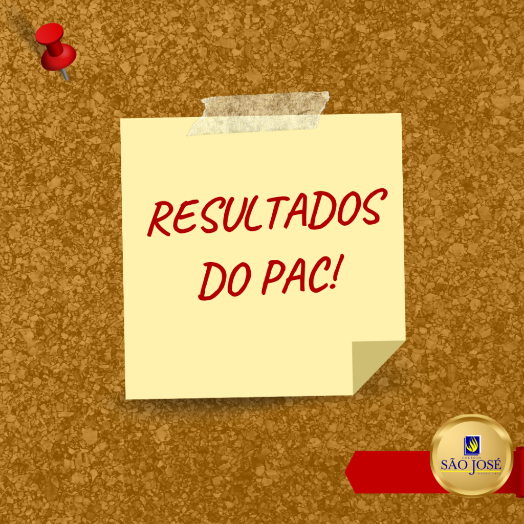 Resultados do PAC 3° Trimestre / 2ª etapa 2025!