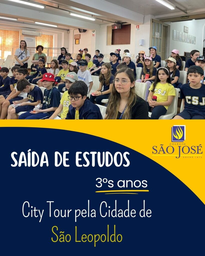 City Tour pela cidade de São Leopoldo com os alunos dos 3ºs anos