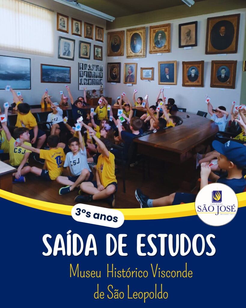 Saída de Estudos ao Museu Histórico Visconde de São Leopoldo – 3°s anos