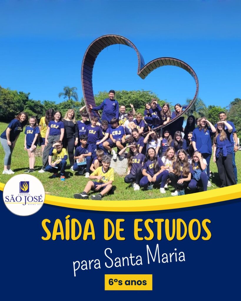 Saída de Estudos para Santa Maria – 6°s anos