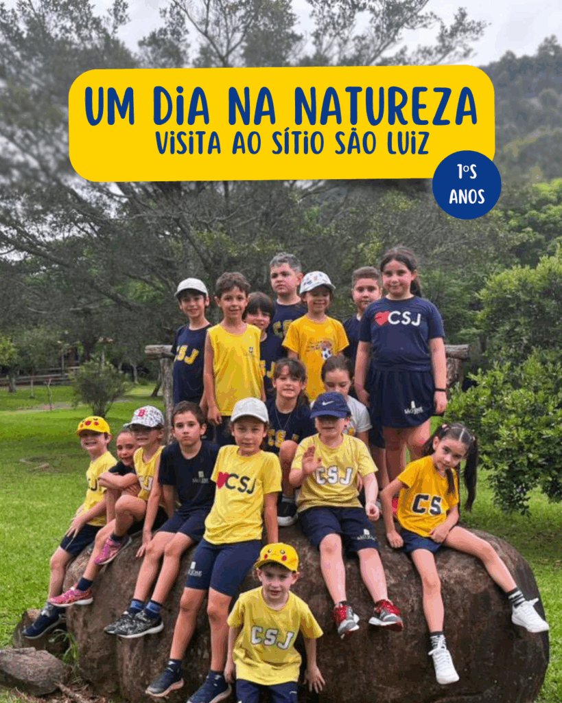 Saída de Estudos ao Sítio São Luiz – 1°s anos