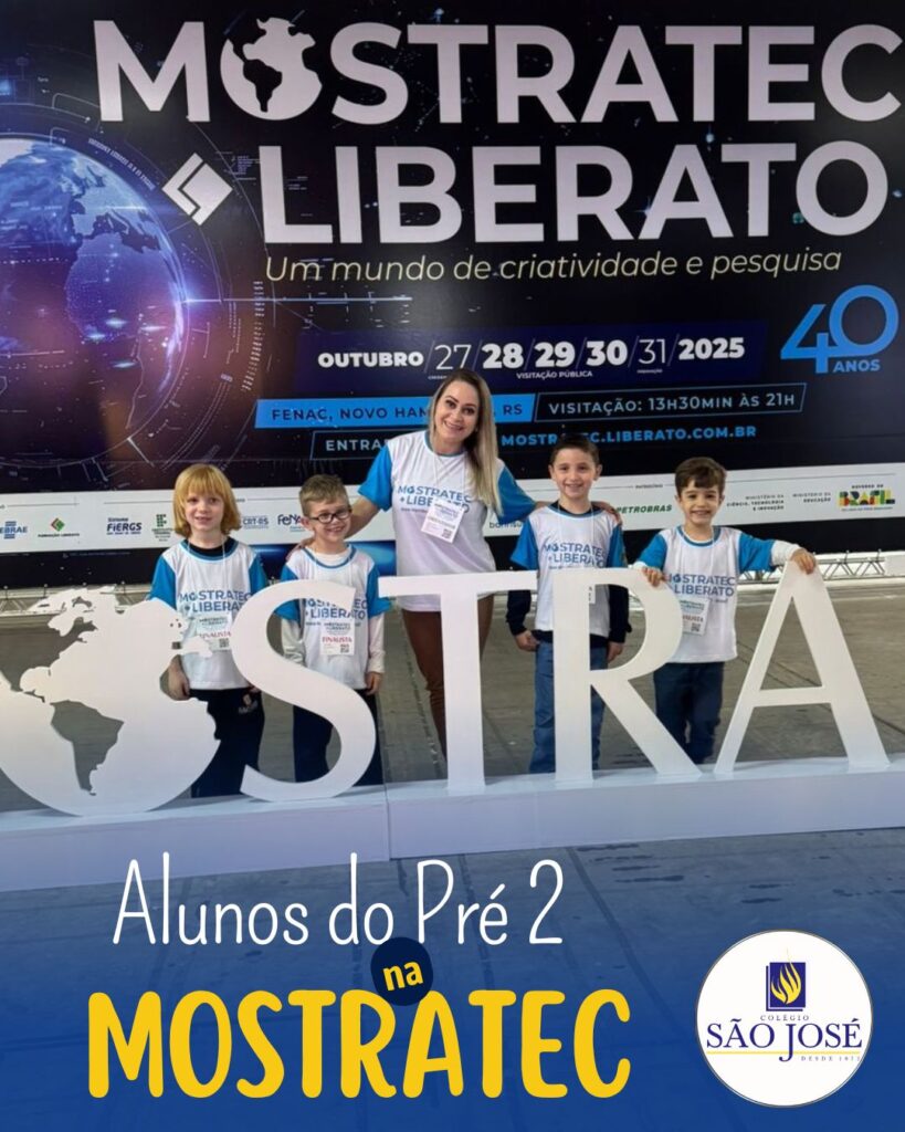 Turma do Pré 2 na MOSTRATEC – “As cores que vêm da natureza: Experimentos da Educação Infantil com pigmentos naturais”