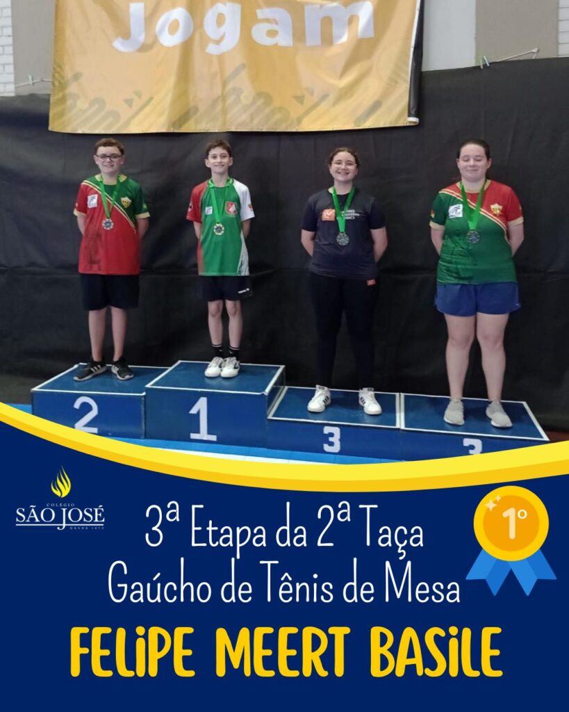 3ª Etapa da 2ª Taça Gaúcho de Tênis de Mesa – Felipe Meert Basile