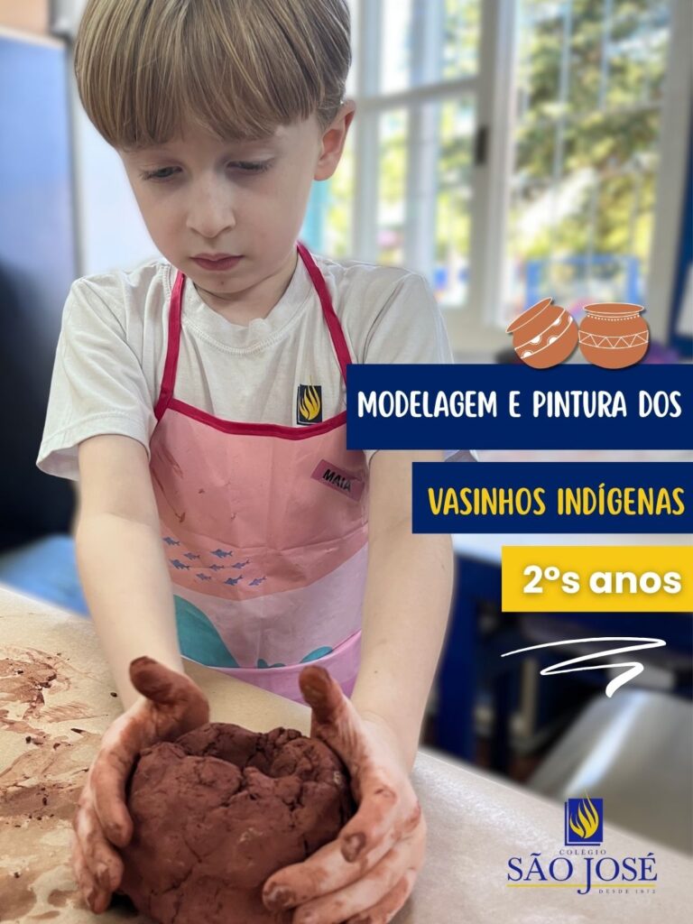 Modelagem e Pintura dos Vasinhos Indígenas| 2°s anos