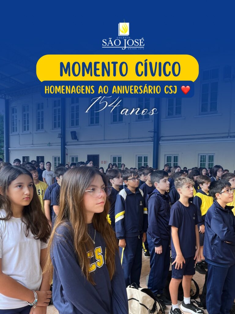 Momento Cívico em Homenagem ao Aniversário do Colégio São José de 154 anos