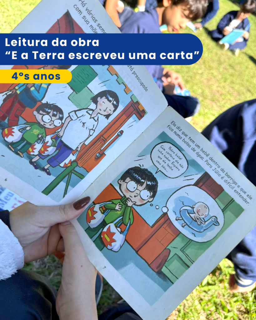 Leitura com a Obra “E a Terra escreveu uma carta”, de Jonas Ribeiro| 4°s anos