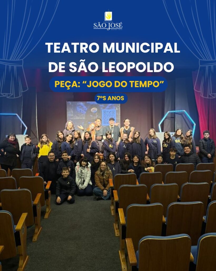 Teatro Municipal de São Leopoldo, à peça “Jogo do Tempo”| 7°s anos