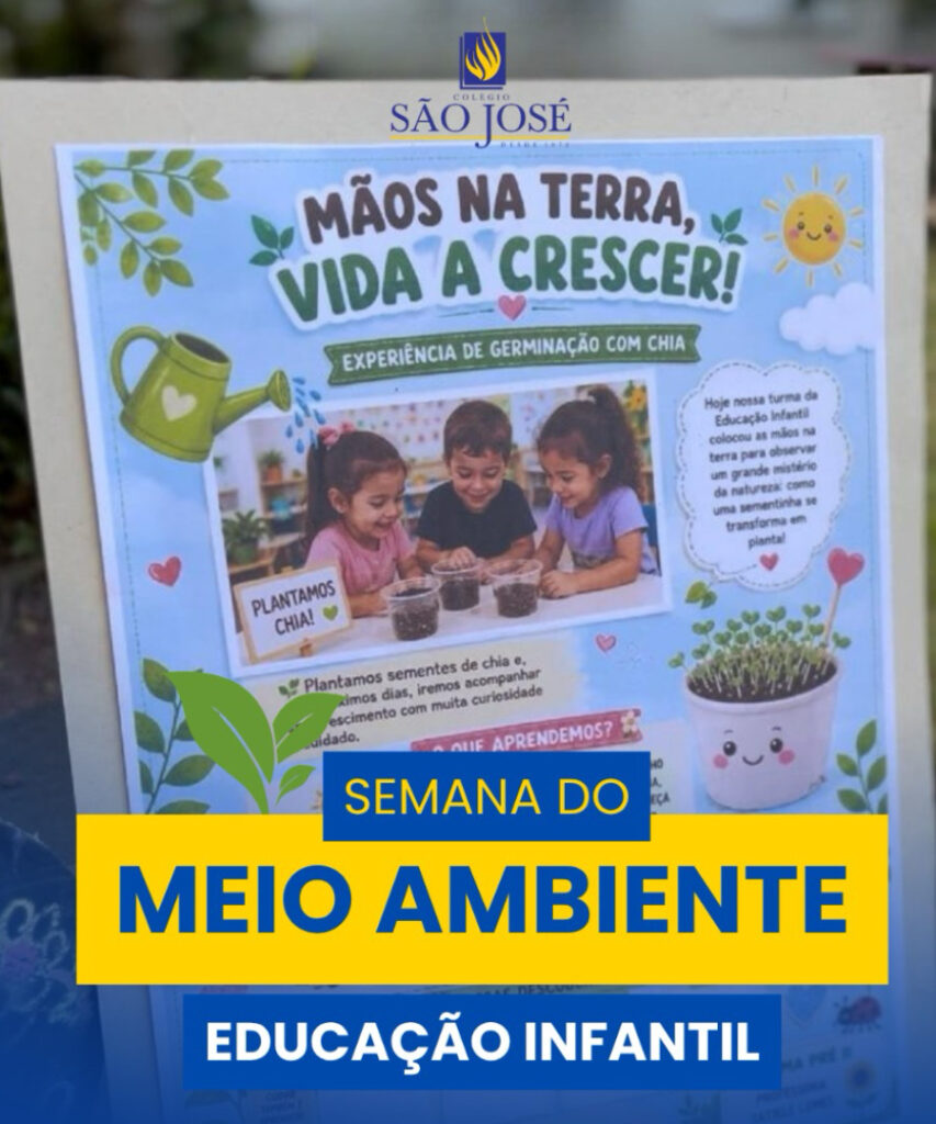 Cuidar da Terra é um gesto de amor que se aprende desde cedo | Educação Infantil – Pré 1 e 2