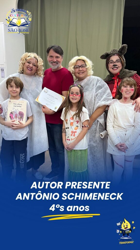 Autor Presente Antônio Shimeneck | 4°s anos