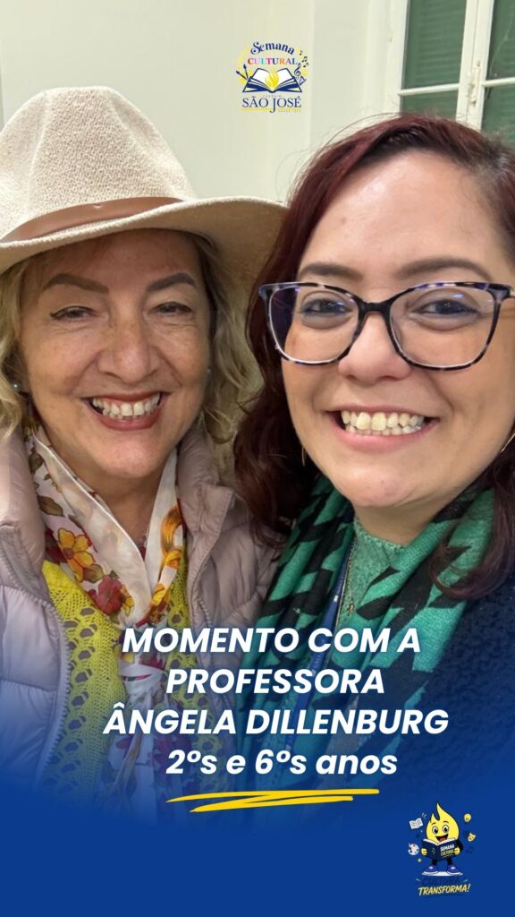 Momento com a Professora Ângela Dillenburg| 2°s e 6°s anos