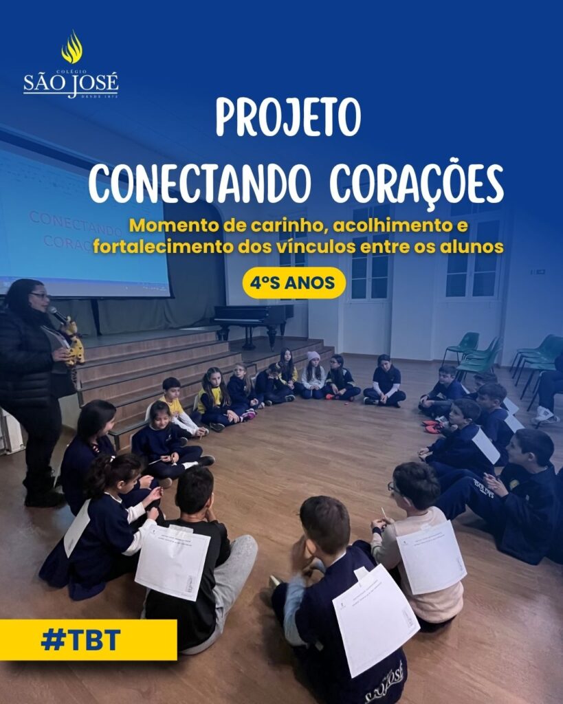 TBT de um momento que aquece o coração, com o 4°ano!