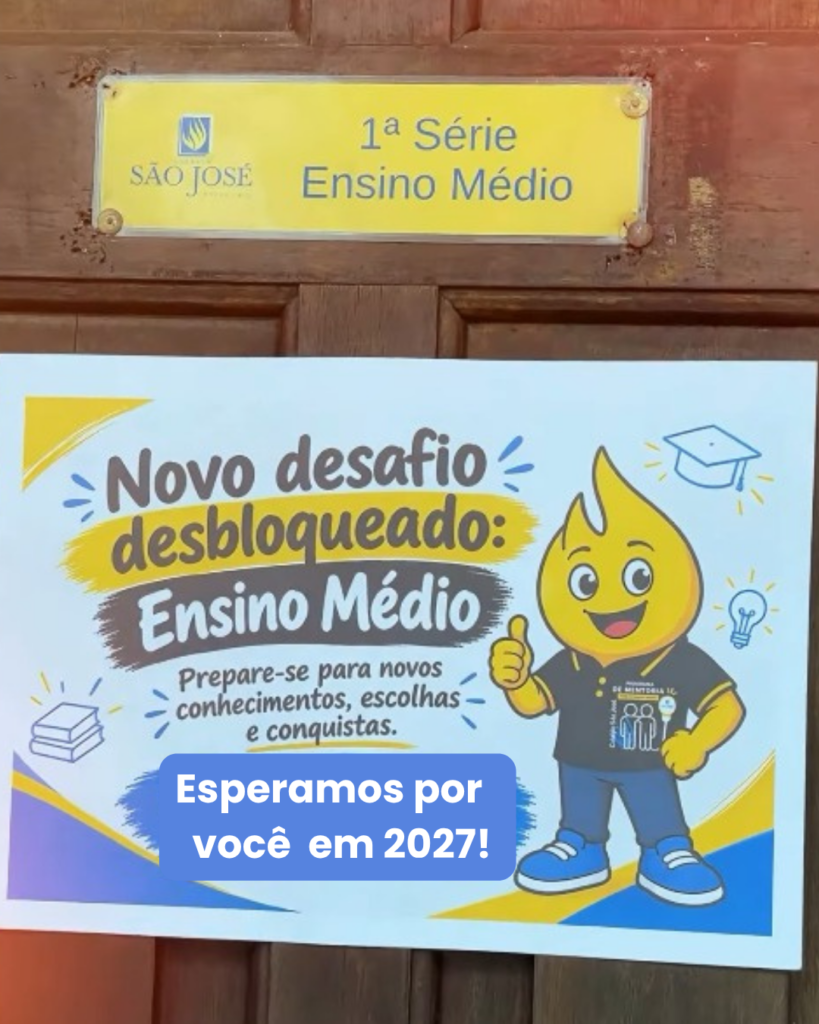 Novo desafio desbloqueado: Ensino Médio| 9°ano